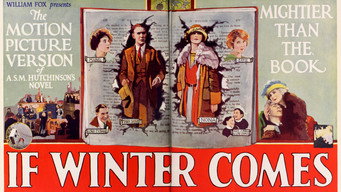 If Winter Comes (1923)