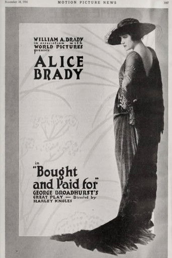 Bought and Paid For (1916)