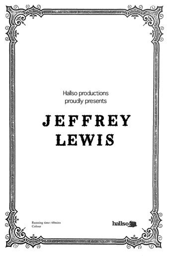 Hallso Productions Proudly Presents Jeffrey Lewis poster
