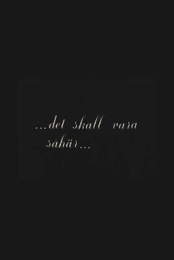 … det skall vara så här …