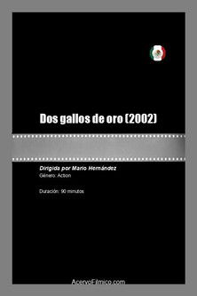 Dos gallos de oro poster