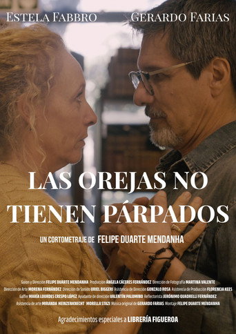 Poster film Las orejas no tienen párpados