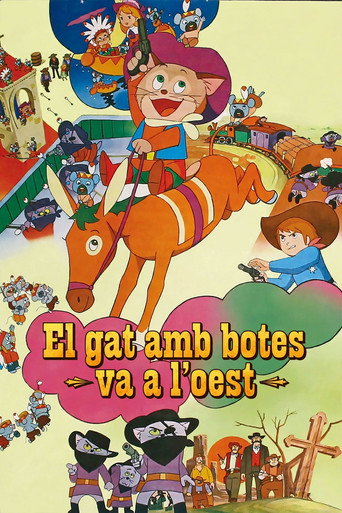 Cartell de El gat amb botes va a l’Oest