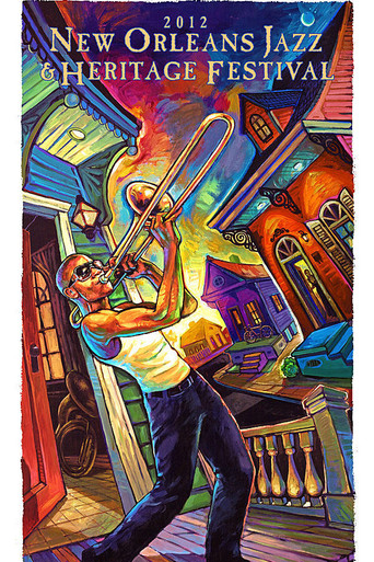 Trombone Shorty - New Orleans Jazz and Heritage Festival poster