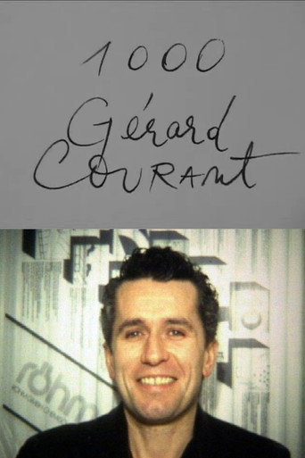 Affiche de Cinématon n°1000 : Gérard Courant