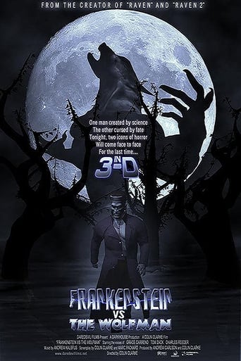 Frankenstein vs. the Wolfman in 3-D image