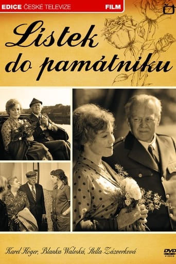 Poster för Lístek do památníku