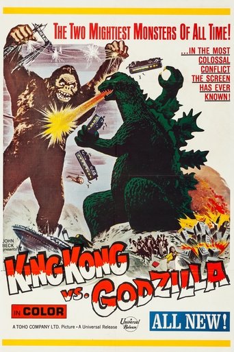 Movie poster: King Kong vs. Godzilla (1962) ก๊อตซิลล่า ตอน คิงคองปะทะก๊อตซิลล่า