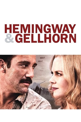 Movie poster: Hemingway & Gellhorn (2012) เฮ็มมิงเวย์กับเกลฮอร์น จารึกรักกลางสมรภูมิ