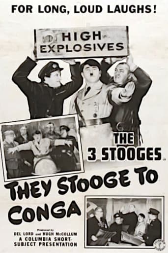 Poster för They Stooge to Conga