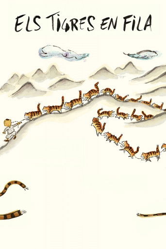 Cartell de Els tigres en fila