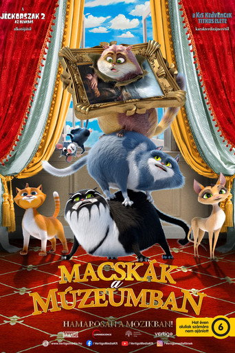 Macskák a múzeumban plakát