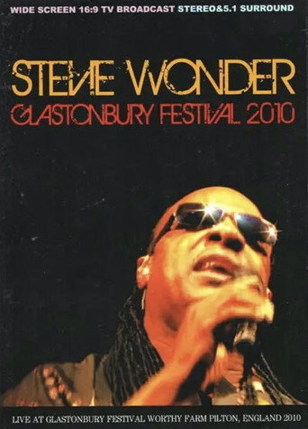 Stevie Wonder Live at Glastonbury 2010 poster
