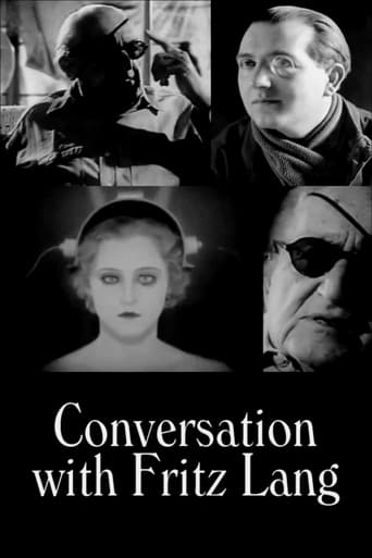 Poster för A Conversation with Fritz Lang