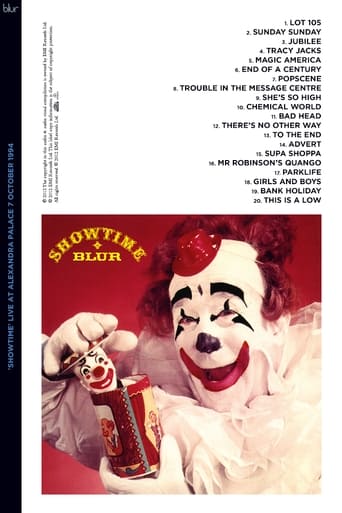 Poster för Blur: Showtime – Live at Alexandra Palace 7 October 1994