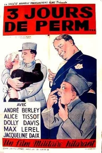 Poster of Trois jours de perm'
