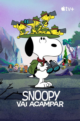 Cena de Snoopy Vai Acampar