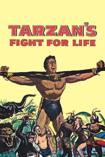 Poster för Tarzan slåss för livet