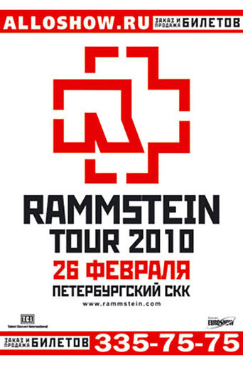 Rammstein: Live at SKK  - St. Petersburg 26.02.2010 poster