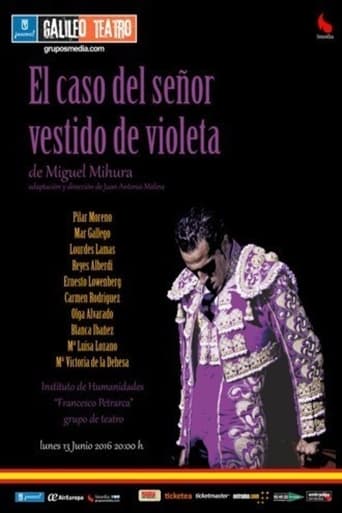 Poster för El caso del señor vestido de violeta