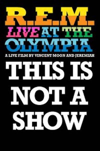 R.E.M. Live at the Olympia poster