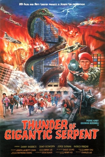 Poster för Thunder of Gigantic Serpent