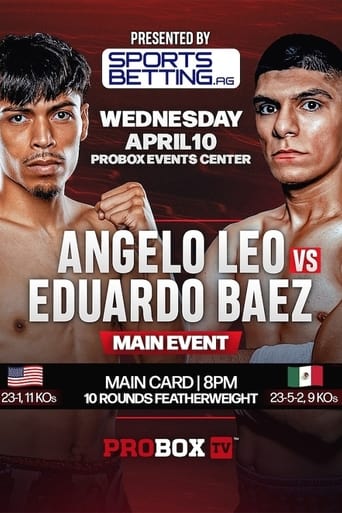Poster of Angelo Leo vs. Eduardo Baez