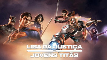 Cena de Liga da Justiça vs. Jovens Titãs
