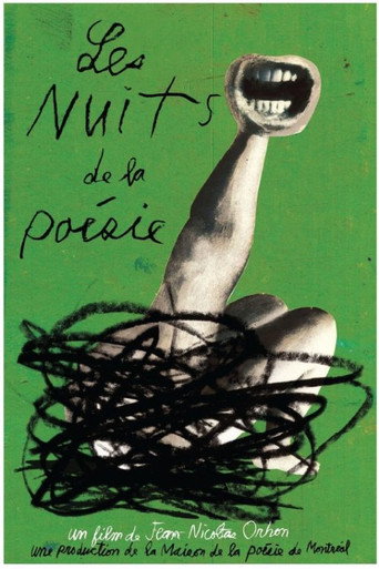 Les nuits de la poésie poster