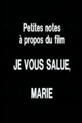 Poster för Petites notes à propos du film 'Je vous salue, Marie