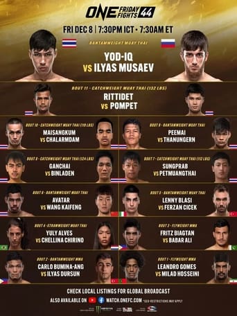 Poster of ONE Friday Fights 44: Yod-IQ vs. Musaev