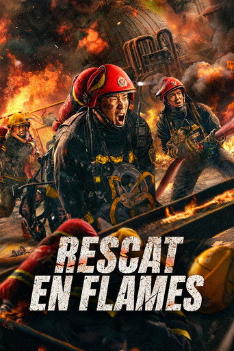 Cartell de Rescat en flames