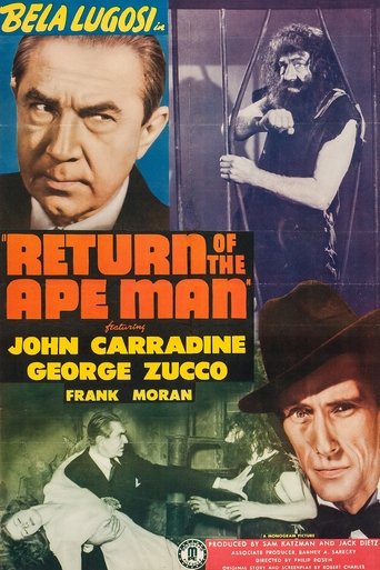 Poster för Return of the Ape Man