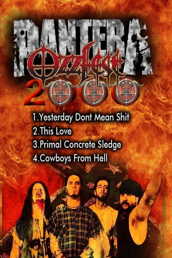 Poster for Pantera : Live at Ozzfest 2000