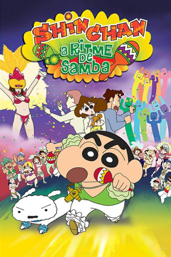 Cartell de Shin Chan: A ritme de samba