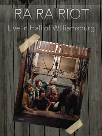 Ra Ra Riot: Live at the Music Hall of Williamsburg poster