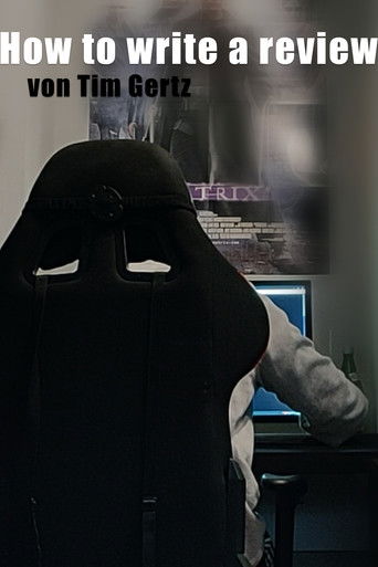 How to Write a Review poster