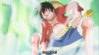 Cena de Divergência! Luffy vs. Jinbe!