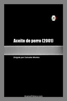 Aceite de perro poster