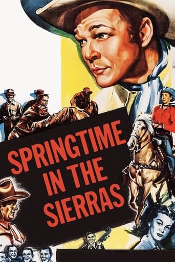 Poster för Springtime in the Sierras