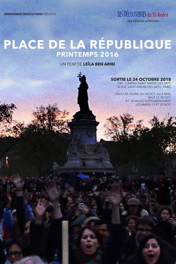 Place de la République, printemps 2016 poster