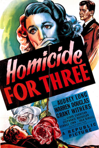 Poster för Homicide for Three