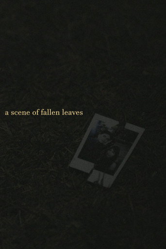 Poster film a scene of fallen leaves