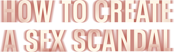 How to Create a Sex Scandal logo