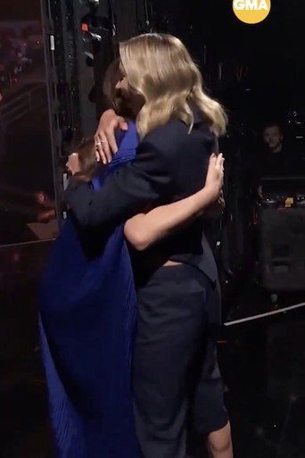 Anne Hathaway and Emily Blunt reunite at the D23 Expo