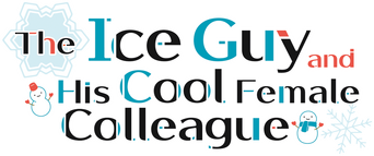 The Ice Guy and His Cool Female Colleague logo