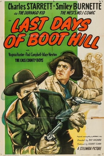 Poster för Last Days of Boot Hill