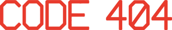 Code 404 logo