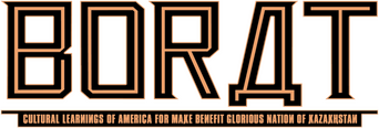 Borat: Cultural Learnings of America for Make Benefit Glorious Nation of Kazakhstan logo
