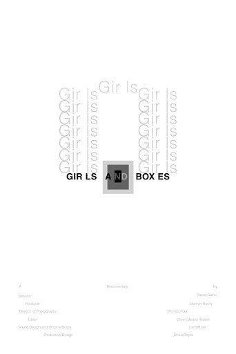 Girls and Boxes (2026)